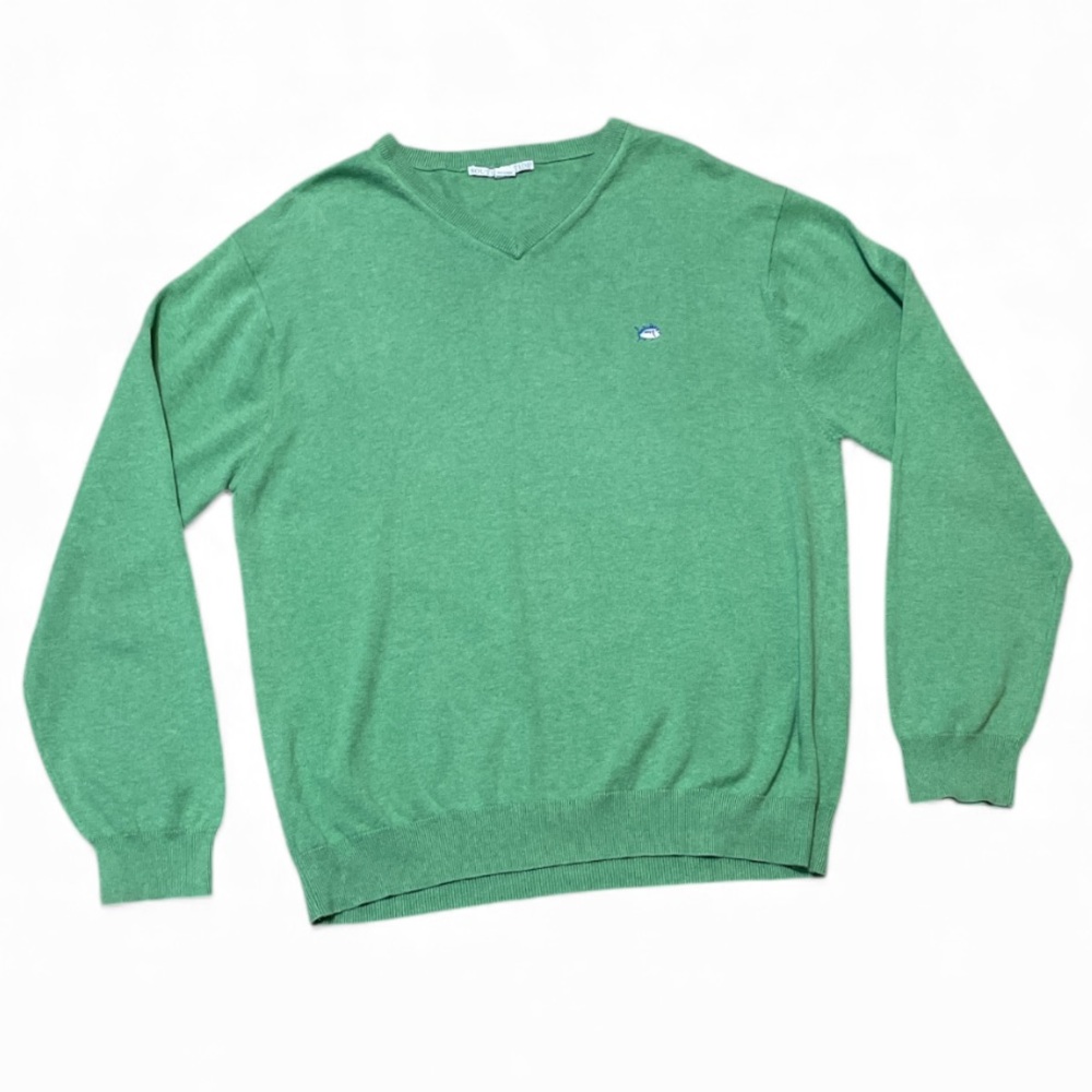 Men's Southern Tide Lightweight Sweater Green Size Medium